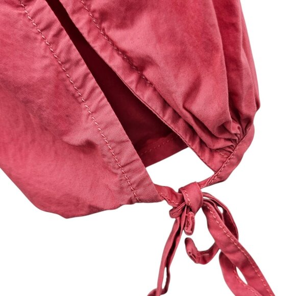 J. Crew Womens S/M‎ Pink Cotton Poplin Tunic Midi Dress with Pockets - Picture 9 of 16